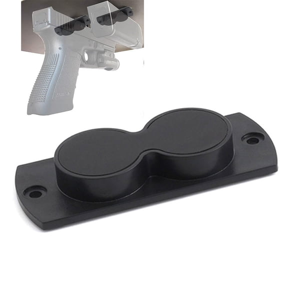 JUNTEX Black Magnetic Vehicle Guns Mount Storage Holder Fits for Guns Pistols Rifles