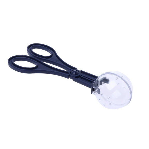 JUNTEX Black Reptile Feeding Clamp Handy Scooper Insect Catch Clamp Reptiles Feeding