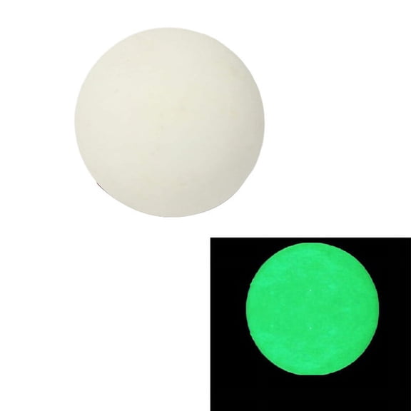 JUNTEX Delicate Glow In Dark Quartz Crystal Sphere Ball Blue Luminous 3.5cm + BASE