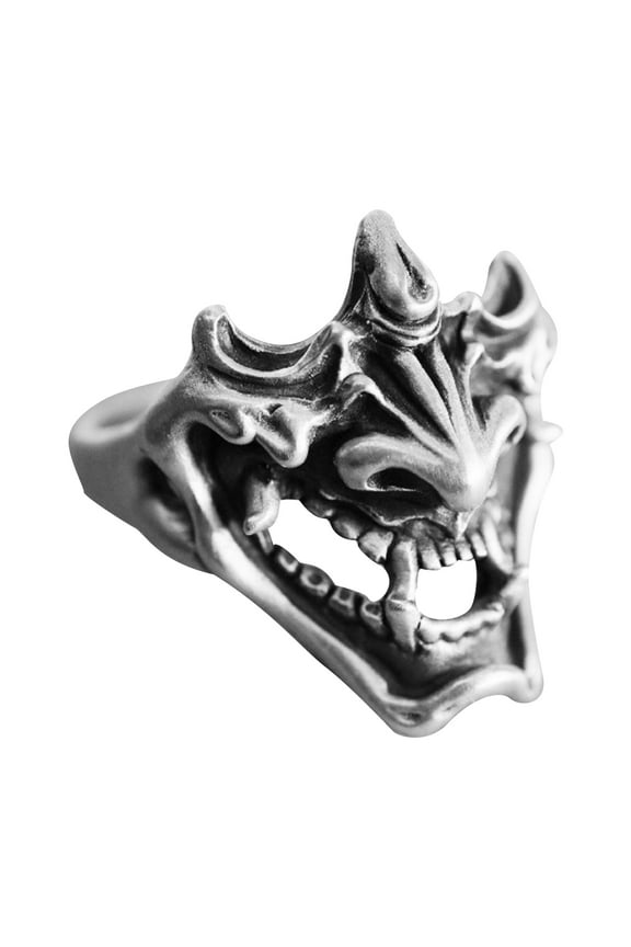 Fashion Skull Demon Open Ring Adjust for Women Men Korean Street Fashion Jewelry