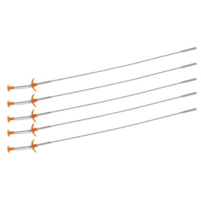 JUNTEX Flexible Long Reach Claw Pick Up Narrow Bend Curve Grabber Tool Spring Grip 60cm