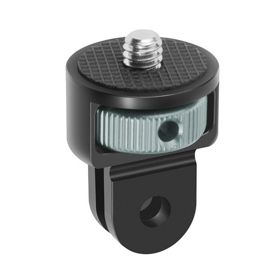 JUNTEX For Go Pro Hero Aluminum Alloy Mini Tripod Adapter Base 1/4" Action Camera Screw
