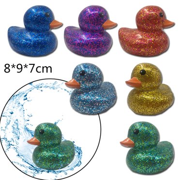Pack of 5 Light-Up Rubber Duckies - Illuminating Color Changing Rubber ...