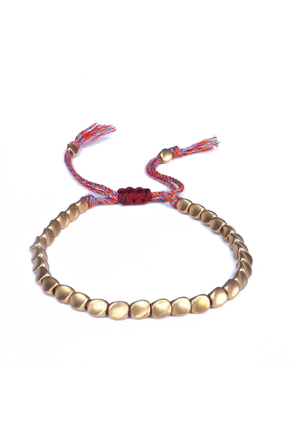 Good Luck Rope Copper Bead Bracelets for Protection Good Luck Success Amulet