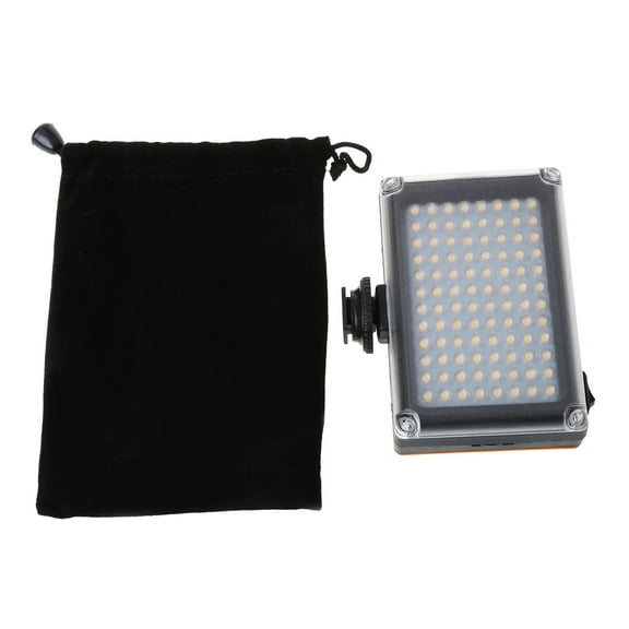 JUNTEX LED Light for Video Light on-Camera External Battery Lamp for DSLR Camera Vlog