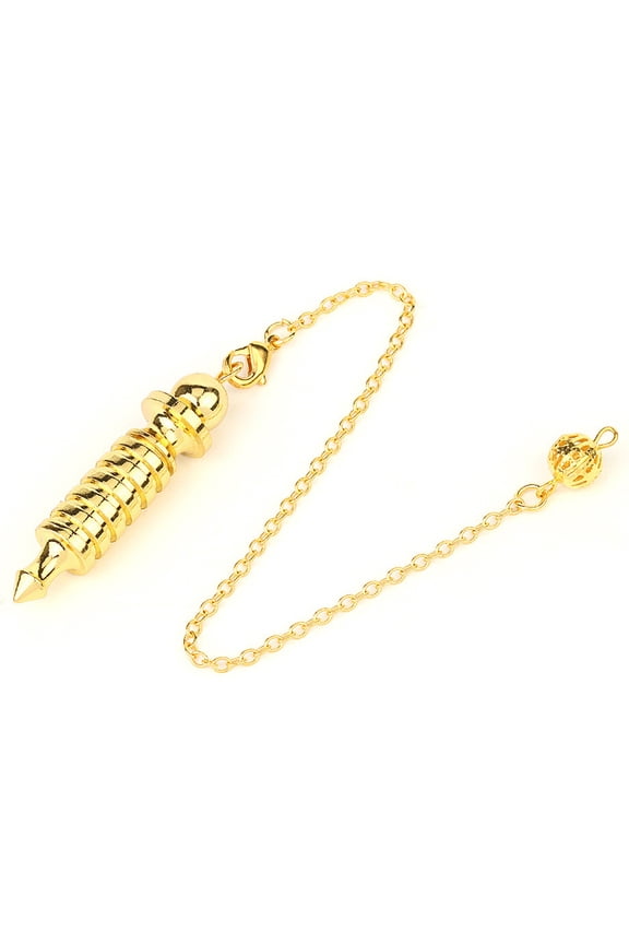 Metal Pendulum Dowsing Divination Reiki Healing Spiritual Amulet Pendule Pendant