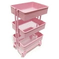 thumbnail image 1 of JUNTEX Mini Trolley Floor Storage Rack with Wheel Dollhouse Miniature Furniture Shelf Bookshelf Storage Display Rack Decoration, 1 of 19