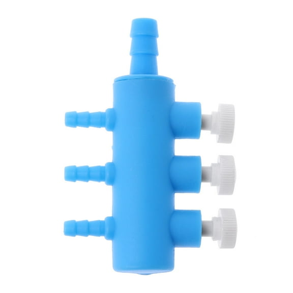JUNTEX Plastic Fish Tank Air Pump Control Valves Aquarium Hose Connector 2/3/4/5/6 Way Independent Control Switch Accessories