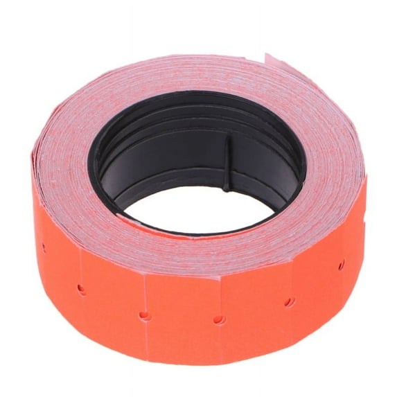 JUNTEX Price Label 500pcs/roll Compatible with MX-5500 Labeller Gun Colorful Paper Tag
