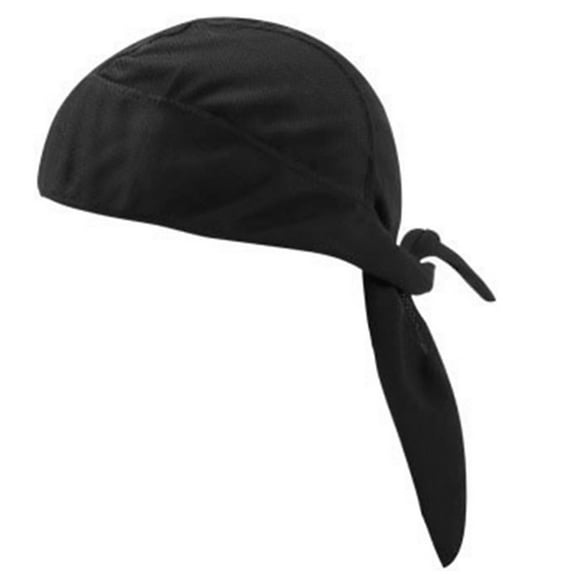 JUNTEX Quick-Drying Men Women Pirate Hat Camouflage Solid Head Wrap Cycling Skullcap
