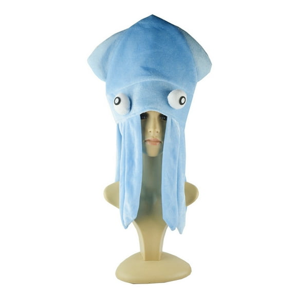 JUNTEX Rainbow Squid Hat Funny and Crazy Party Hats Sea Animal Hat Octopus Headdress for Halloween Party