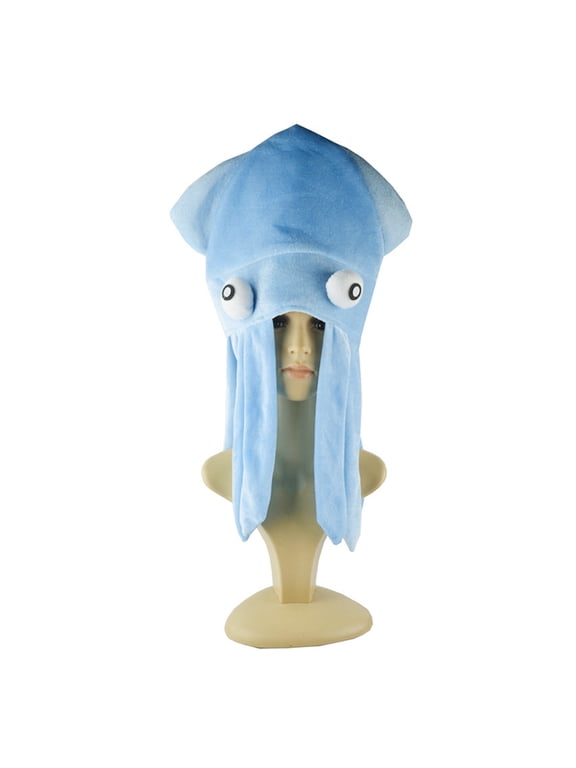 Rainbow Squid Hat Funny and Crazy Party Hats Sea Animal Hat Octopus Headdress for Halloween Party