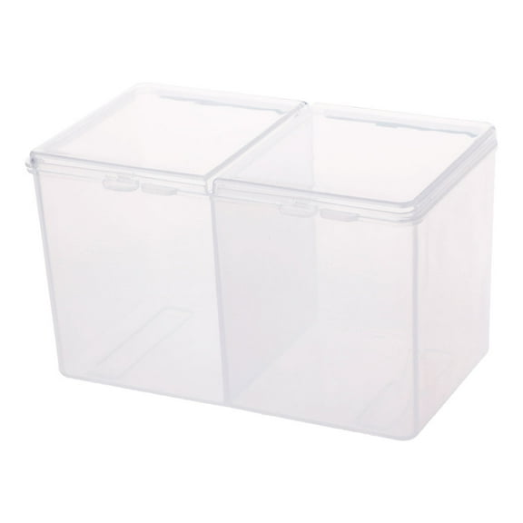 JUNTEX Remover Paper Makeup Cotton Pad Storage Box Rhinestone Nail Art Tools Container