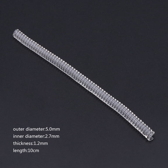 JUNTEX Ring Adjuster Invisible Transparent Spiral Cord Tension Reducer Adjustable Sizes