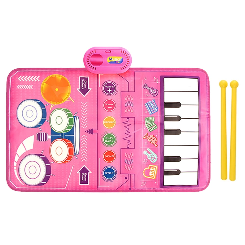 JUNWELL 1 Year Old Girl Birthday Gift, 2 in 1 Baby Musical Toys for 1
