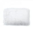 thumbnail image 1 of JUNWELL 1Packs Home Decorative Luxury Series Super Soft Faux Fur Rectangular Throw Pillow Cover Furry Cushion Case for Sofa or Bed Gray Ombre 12x20 Inch 30x50 cm, 1 of 5