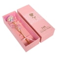 thumbnail image 1 of JUNWELL 24K Gold Rose Artificial Forever Flowers With Vibration Light Best Gifts for Friend Girl Wife Women Her for Valentine‘s Day Thanksgiving Mother‘s Day Birthday (Pink), 1 of 2
