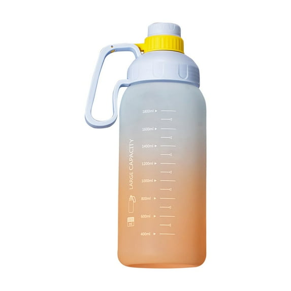 JUNWELL 60oz Leakproof Free Drinking Water Bottle with Straw and Scale BPA Free for Fitness Gym and Outdoor Sports