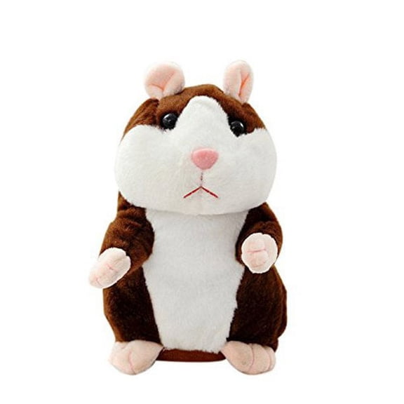 JUNWELL Adorable Gift Toy Talking Hamster Mouse Plush Doll for Kids Mimicry child Plush Toy Gift Repeats What You Say