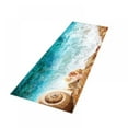 thumbnail image 1 of JUNWELL Bath Mats for Bathroom  Bathroom Mats Rugs No Silp  Beach Starfish Sea Shell Washable Cover Floor Rug Carpets Floor Mat for Kitchen Bedroom Indoor 23.6X35.4in, 1 of 5