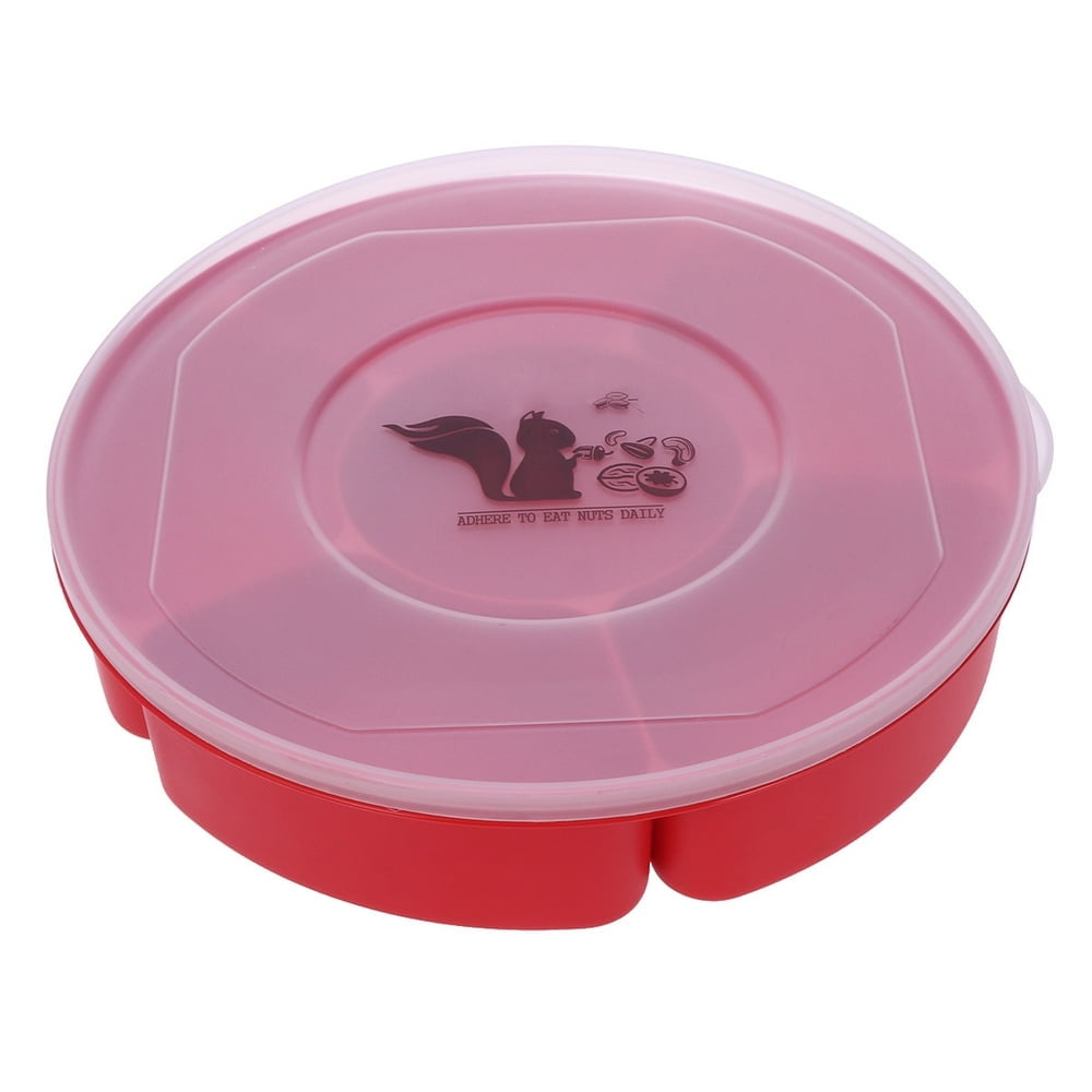 JUNWELL Creative Plastic Multi Sectional Snack Serving Tray Set With junwell-creative-plastic-multi-sectional-snack-serving-tray-set-with