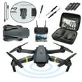 thumbnail image 1 of JUNWELL Drone with Camera, E58 Foldable RC Quadcopter Drone WiFi FPV Live Video with 7200P HD Camera with 3 Batteries, 1 of 8