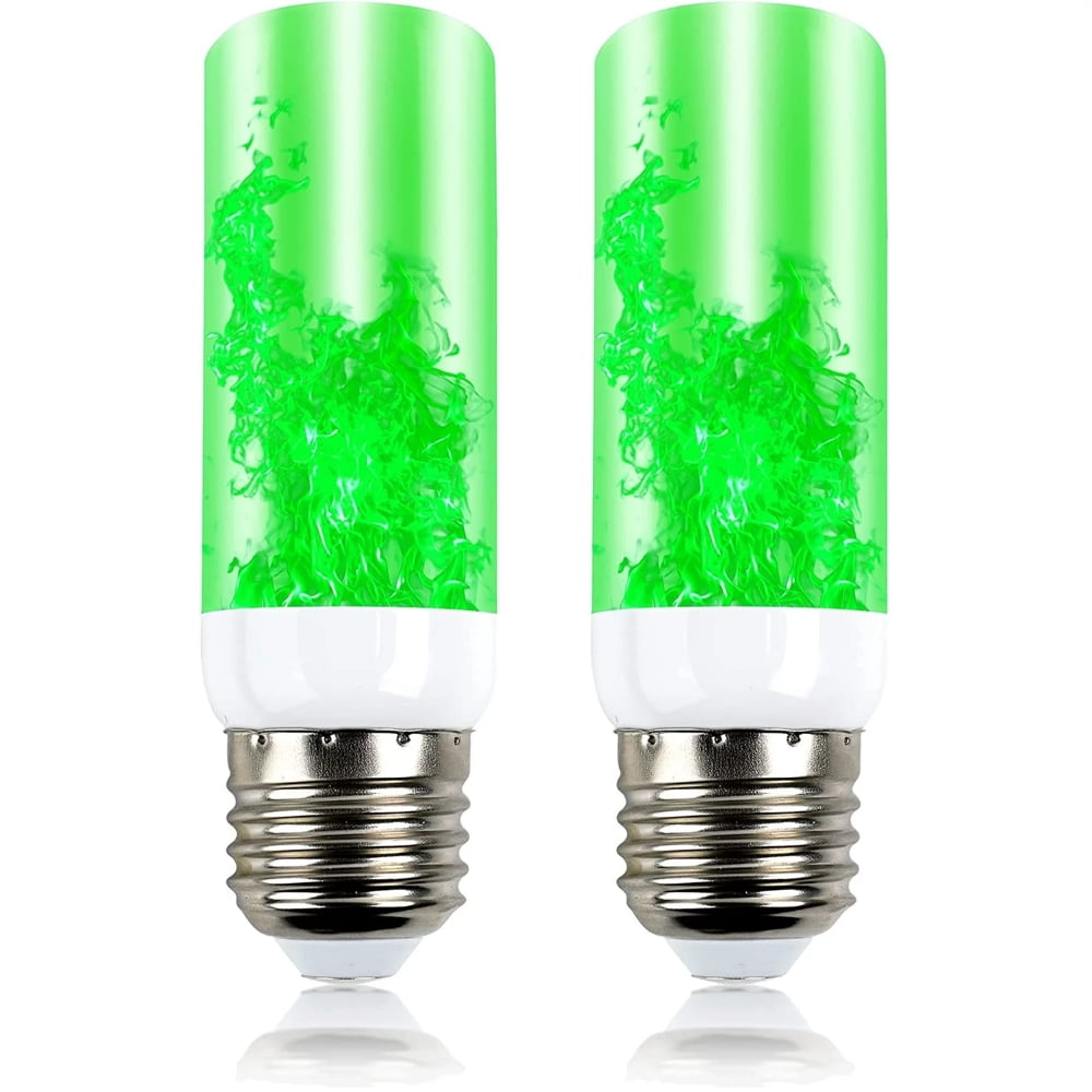 JUNWELL E27 LED Simulated Realistic Burning Fire Flame Effect ...