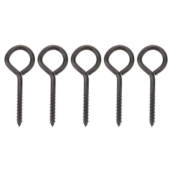 JUNWELL Eye Hooks Screw Screws Bolts Self Heavy Duty Tapping Steel Stainless Anti Wood Hammock Lag Eyelet Metal Rust Eyes Ring