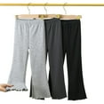 thumbnail image 1 of JUNWELL Kids Toddler Flare Pants Leg Bell Bottom for Girls Sport Flare Active Pant Casual Flare Leggings 3-12T, 1 of 8