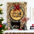 thumbnail image 1 of JUNWELL Merry Christmas Sign Christmas Red Buffalo Plaid Welcome Sign For Front Door Christmas Decoration Hanging Farmhouse Porch Christmas Decoration Outdoor Christmas Decor  Wood Sign, 1 of 11