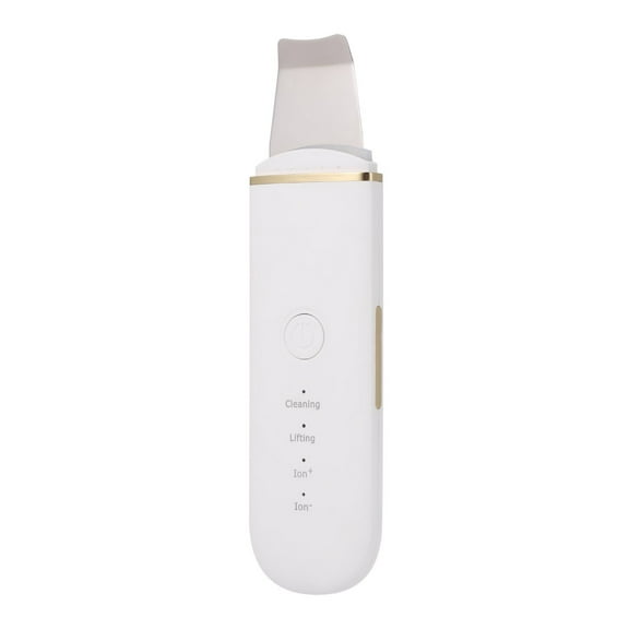 JUNWELL Skin Scrubber, Face Skin Spatula Blackhead, Remover Pore Cleaner Face Beauty Lifting Tool Comedones Extractor with 4 Modes, Facial Scrubber Spatula for Deep Cleansing USB Rechargeable