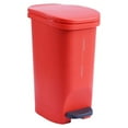 thumbnail image 1 of JUNWELL Trash Can Foot Pedal Garbage Cans Bin Dustbin Storage Buckets with Cover Household Kitchen Home Classification Cleaning Red, 1 of 10