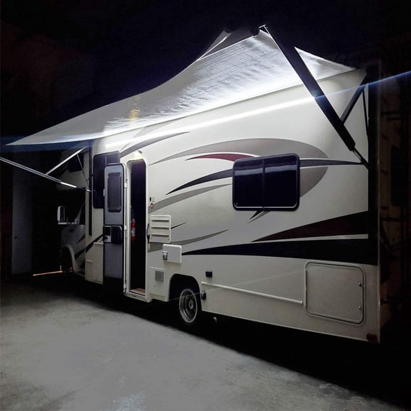 JUNWEN 16.4' LED Exterior Decorative Lights fits RV