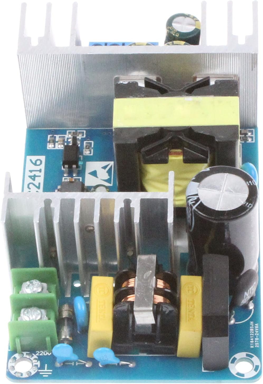 JUNXIAO-AC to DC Isolated Power Module 24V 6A Peak 9A Max High Power ...