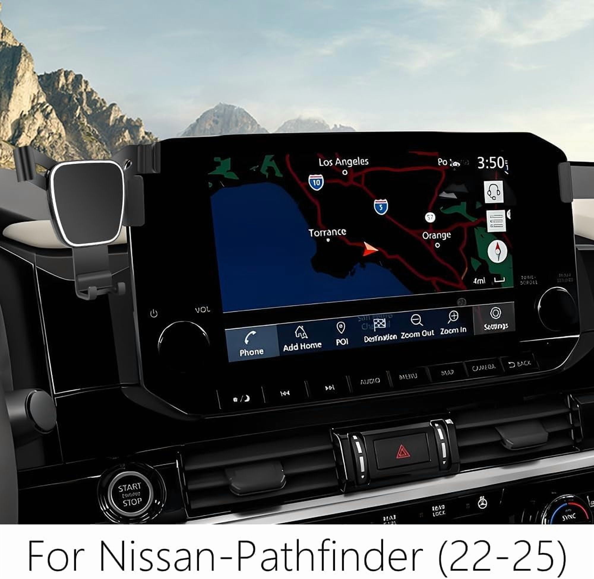 JUNXIAO-Car Phone Holder for Nissan Pathfinder 2022 2023 2024 2025 Auto ...