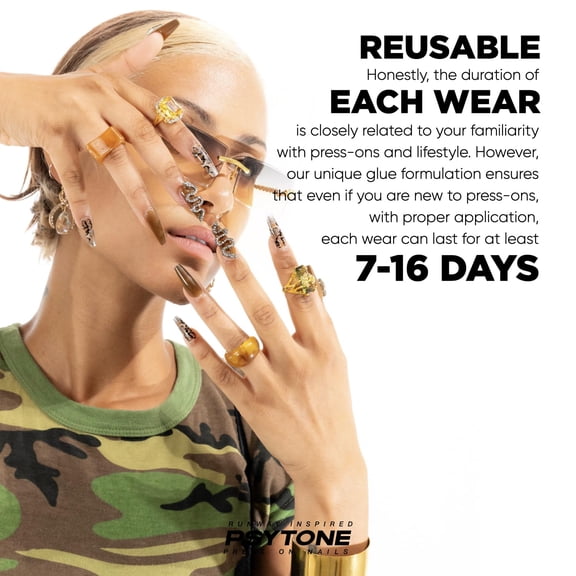 JUNXIAO-Press on Nails Medium Almond Fake Nails Bling Leopard French Tip Glue on Nails Glossy Gold Glitter Acrylic Nails Press ons Stiletto Artificial Acrylic Stick on Nails for Women Girls 30 Pcs