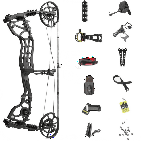 JUNXING Archery Compound Bow Alloy Dual-Use Steel Ball 20-70lbs