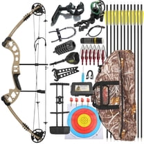 JUNXING Battleship Compound Bow and Arrows Hunting Bow 30-55 lbs