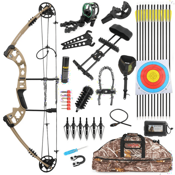 JUNXING Battleship PRO Compound Bow Hunting Bow 30-55 lbs