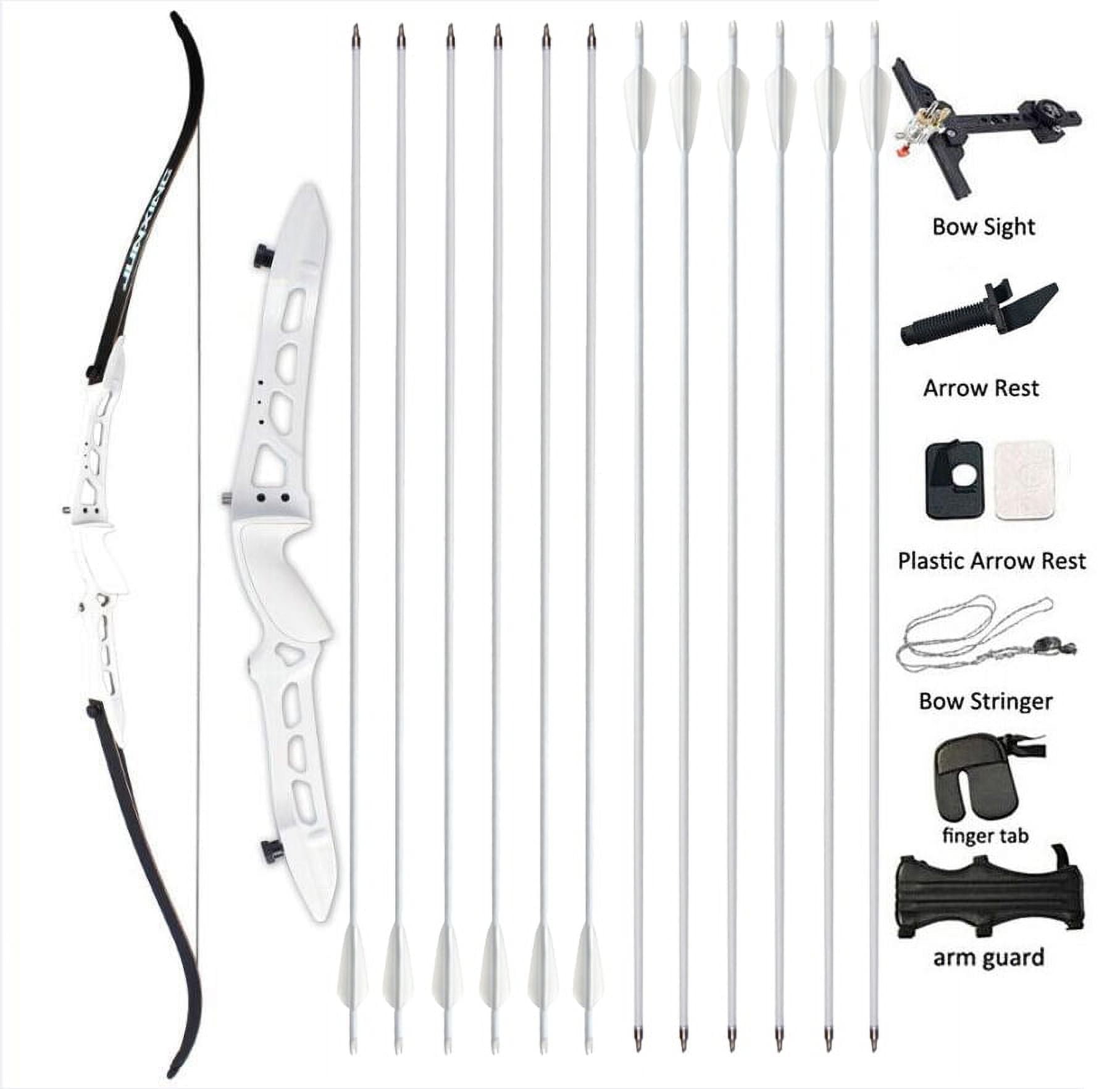 JUNXING F158 Recurve Bow Competitive Training,68'' Adult Archery Kit