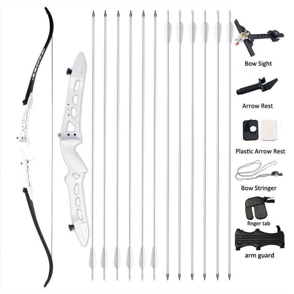 JUNXING F158 Recurve Bow Competitive Training,68'' Adult Archery Kit