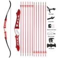 thumbnail image 1 of JUNXING F158 Recurve Bow Competitive Training,68'' Adult Archery Kit, 1 of 5