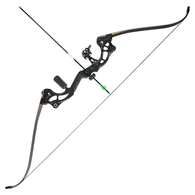 JUNXING F163 64" Heavy Duty Hunting Bow Set, Takedown Recurve Bow, RH
