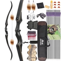 JUNXING F171A 58" Takedown Recurve Bow for Hunting & Target 25-65lb