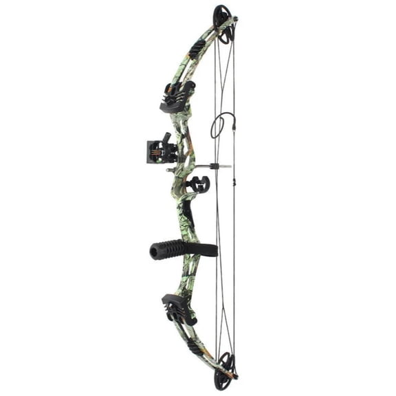JUNXING M107 Compound Bow, Light Camo Bow Adjustable 30 - 50lbs