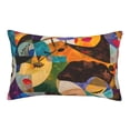thumbnail image 1 of JUNZAN Abstract Musical Faces Pillow Cases Standard Size, with Envelope Closure Bed Pillow Cases(without pillow core),14"x20" inches, 1 of 5