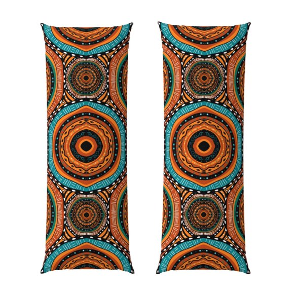 JUNZAN Body Pillow Cover African Tribal Style Throw Pillow Covers Long Pillow Case Protector Decorative for Bedroom,Couch,Home Gifts 20"x54"