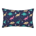 thumbnail image 1 of JUNZAN Cartoon Dinosaur Pillow Cases Standard Size, with Envelope Closure Bed Pillow Cases(without pillow core),14"x20" inches, 1 of 5
