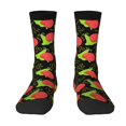thumbnail image 1 of JUNZAN Cartoon Snail Mens Funny Socks for Men Women Colorful Fun Novelty Crew Patterned Socks, 1 of 6