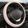 thumbnail image 1 of JUNZAN Chrysanthemum Elastic Stretch Steering Wheel Cover Breathable,Anti-Slip,Fit Suvs,Vans,Sedans, Cars,Trucks,Universal Fit, 1 of 5